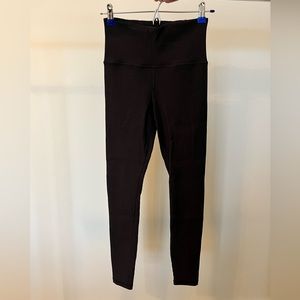 Athleta Elation Rib Tight Black Size S
